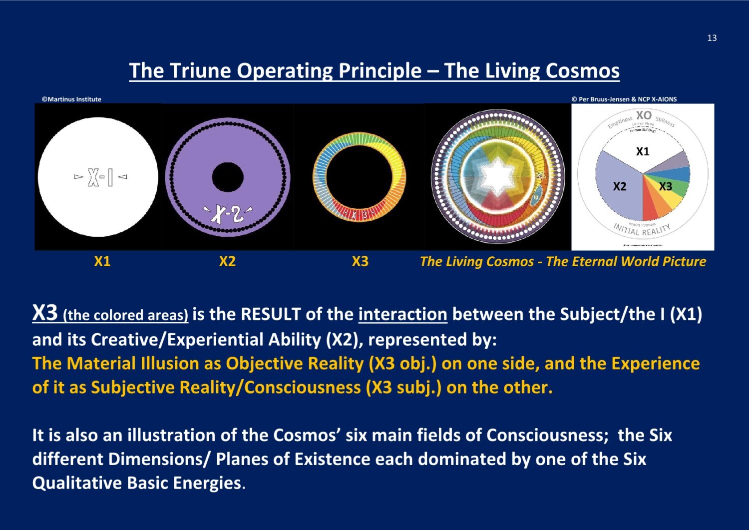 The Triune Operating Principle X-Structure NCP X-AIONS TSC 2016