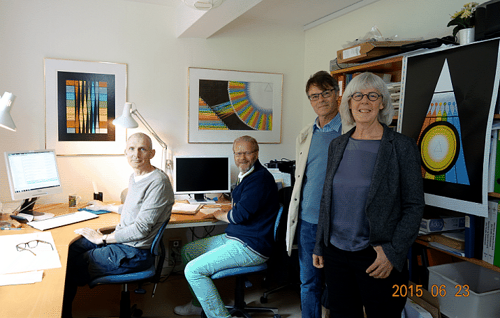 Arnkell Sytryggsson, Dan Elhauge, Steen Loeth, Mary McGovern - Martinus Institute 2015