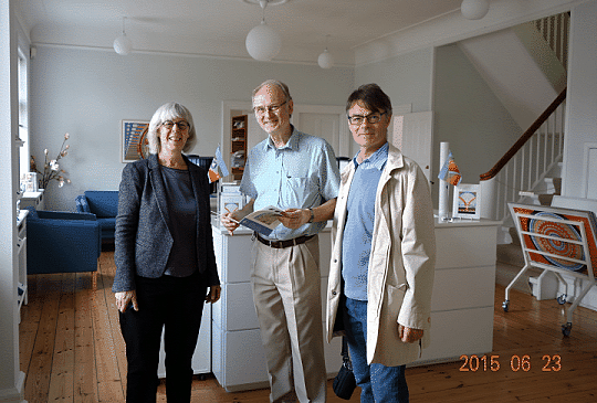 Mary McGovern, Arnold Therner, Steen Löth - Martinus Institut Köpenhamn Juni 2015