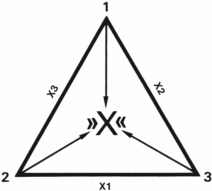 X X1, X2, X3 Diagram PBJ Ontologi X-Strukturen - Det tre-enige funktionsprincip  © Per Bruus-Jensen