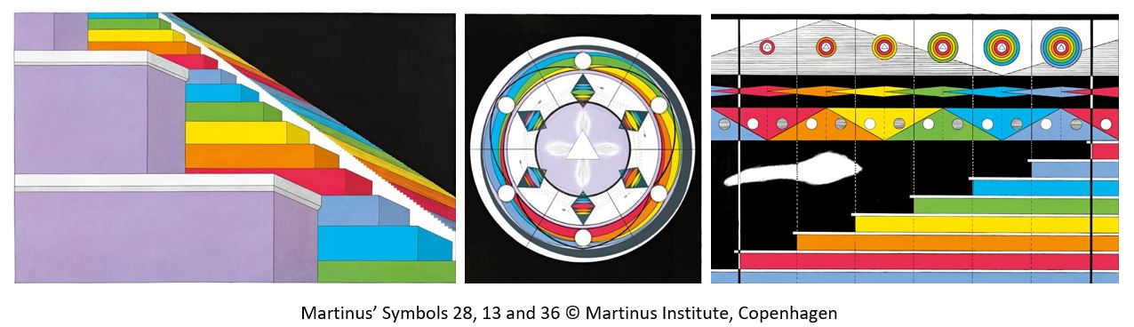 Martinus' Symbols no 28, 13, 36 © Martinus Institut, DK