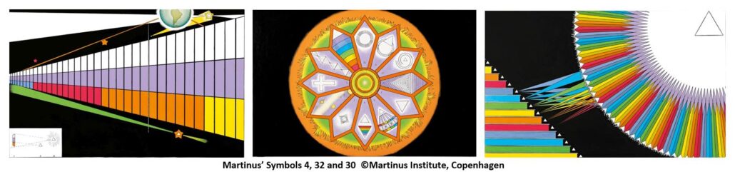 Martinus' Symbols no 4, 32 and 30 © Martinus Institut, DK