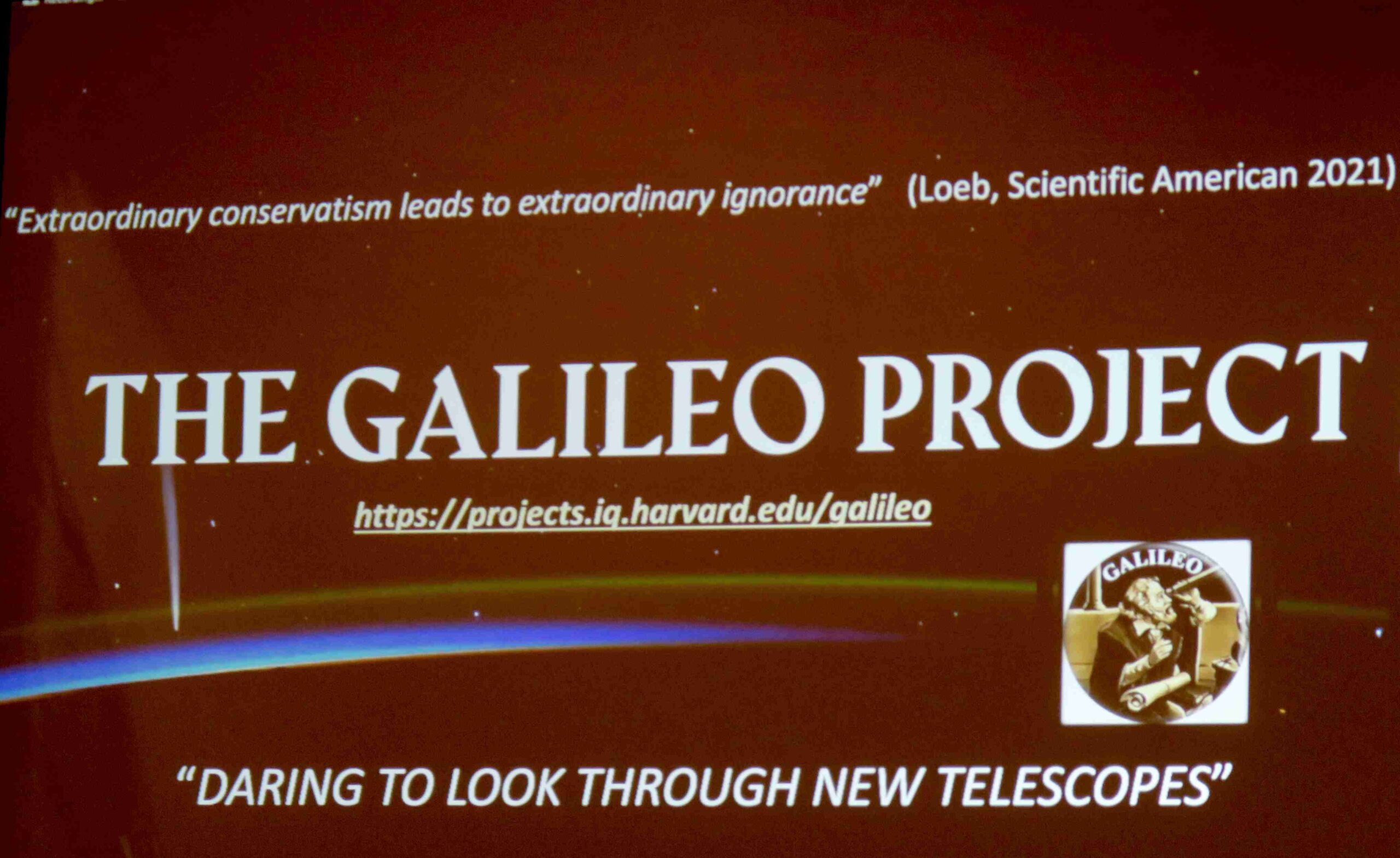 The Galileo Project Avi Loeb TSC 2022